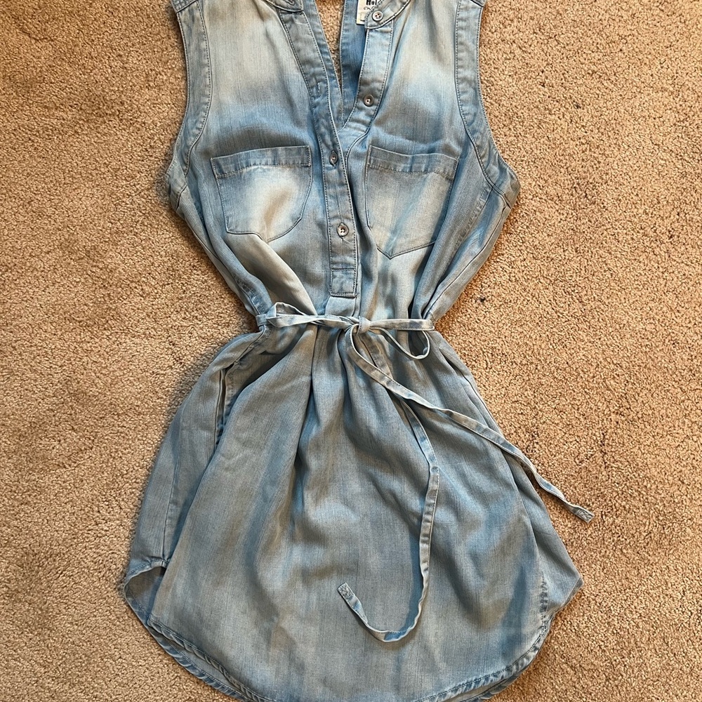 Anthropologie Holding Horses Denim Dress